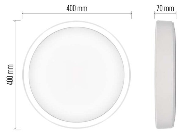 EMOS Chytré LED svítidlo GoSmart, přisazené, kruhové, 30W, CCT, stmívatelné, WiFi