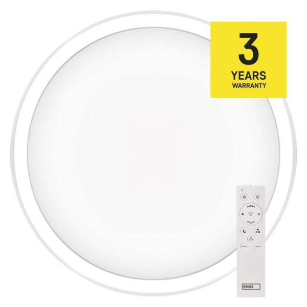 EMOS Chytré LED svítidlo GoSmart, přisazené, kruhové, 30W, CCT, stmívatelné, WiFi