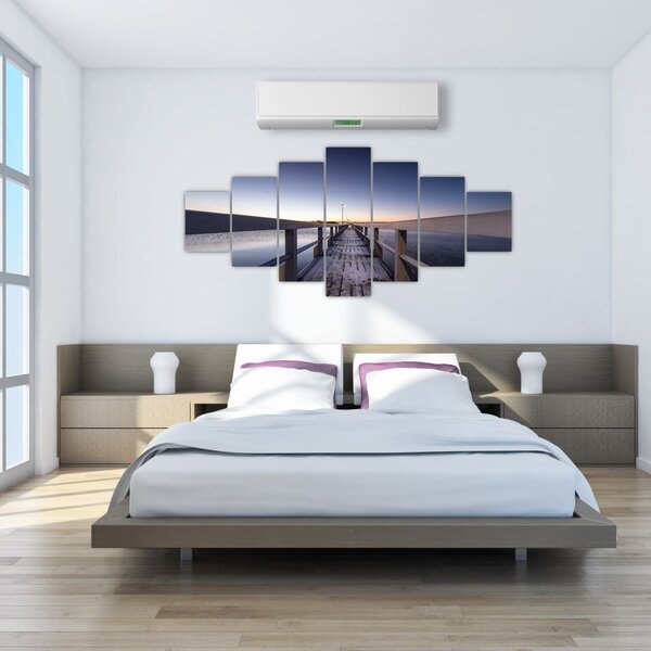 Obraz - Na mole (210x100 cm)