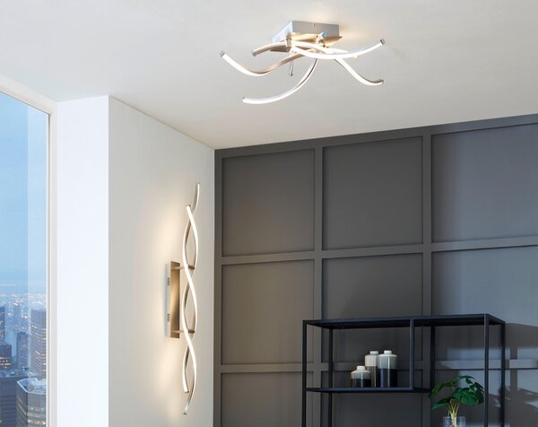 STROPNÍ LED SVÍTIDLO, 78/78/17 cm - Stropní svítidla