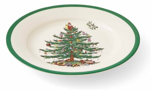 Vánoční dezertní talíř 19 cm Christmas Tree - Spode