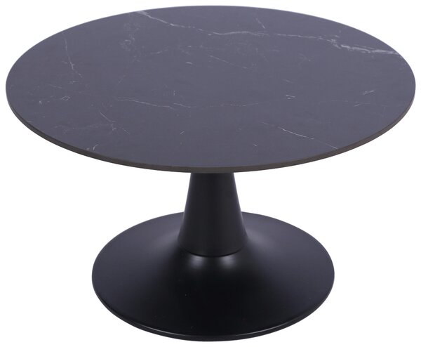KONFERENČNÍ STOLEK, černá, kov, keramika, 70/70/40 cm Stylife - Konferenční stolky