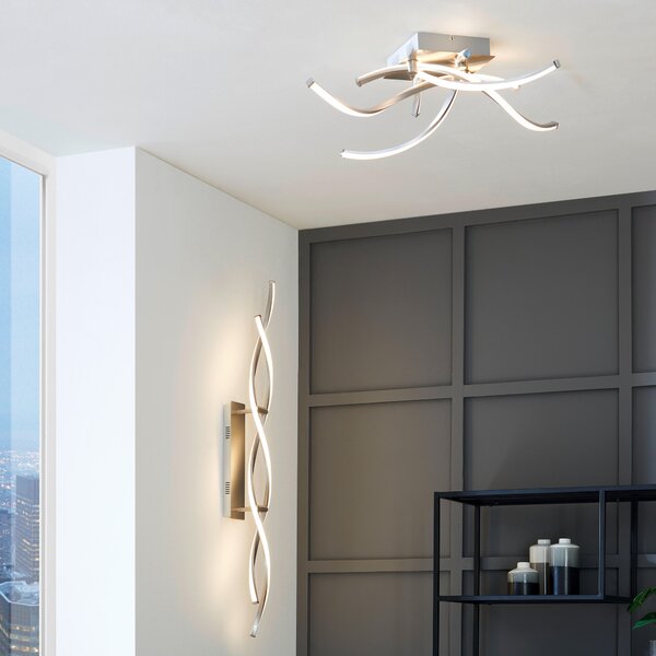 STROPNÍ LED SVÍTIDLO, 78/78/17 cm - Stropní svítidla