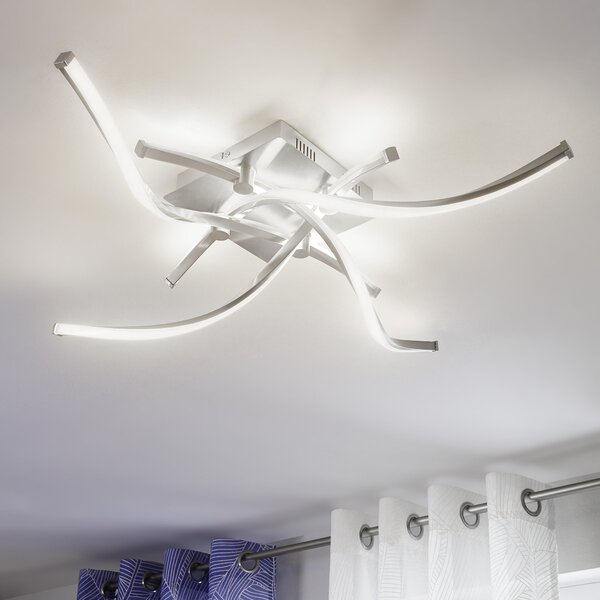 STROPNÍ LED SVÍTIDLO, 78/78/17 cm - Stropní svítidla