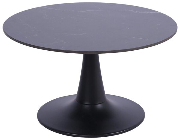 KONFERENČNÍ STOLEK, černá, kov, keramika, 70/70/40 cm Stylife - Konferenční stolky
