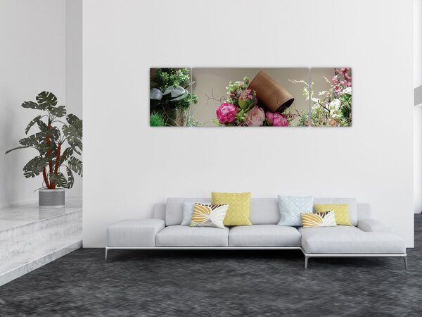 Obraz - Růže pro tebe (170x50 cm)