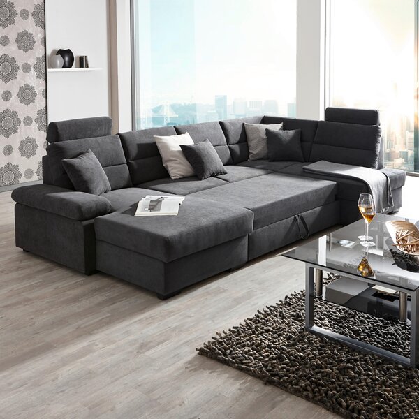 SEDACÍ SOUPRAVA, textil, antracitová Cantus - Sedací soupravy