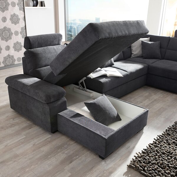 SEDACÍ SOUPRAVA, textil, antracitová Cantus - Sedací soupravy