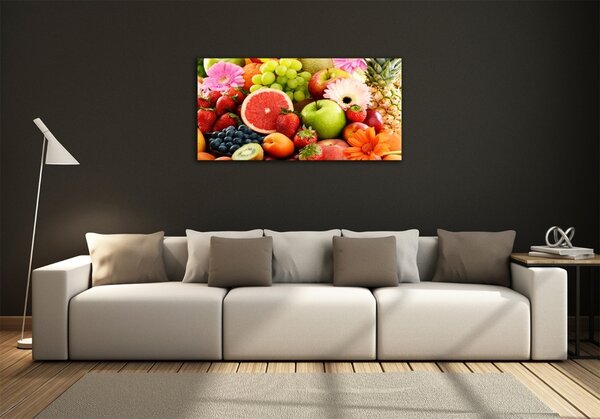 Fotoobraz na skle Barevné ovoce osh-85471836