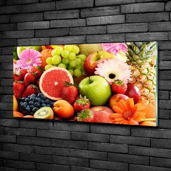 Fotoobraz na skle Barevné ovoce osh-85471836