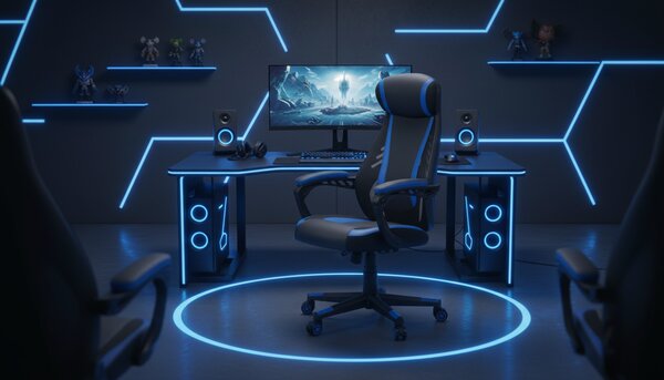 Herní židle CYBERNEST - ekokůže, síťovina, více barev Barva: šedá