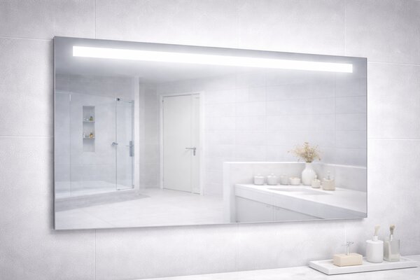 LED zrcadlo NATUREL 120x65 cm, denní bílá