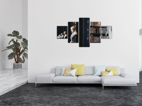 Obraz - V knihovně (125x70 cm)
