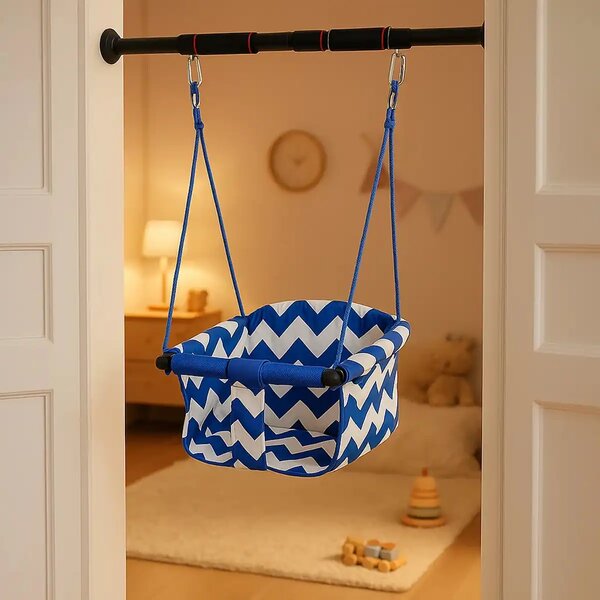 Swingjoy™ Závěsná Dětská Houpačka S Napínací Tyčí