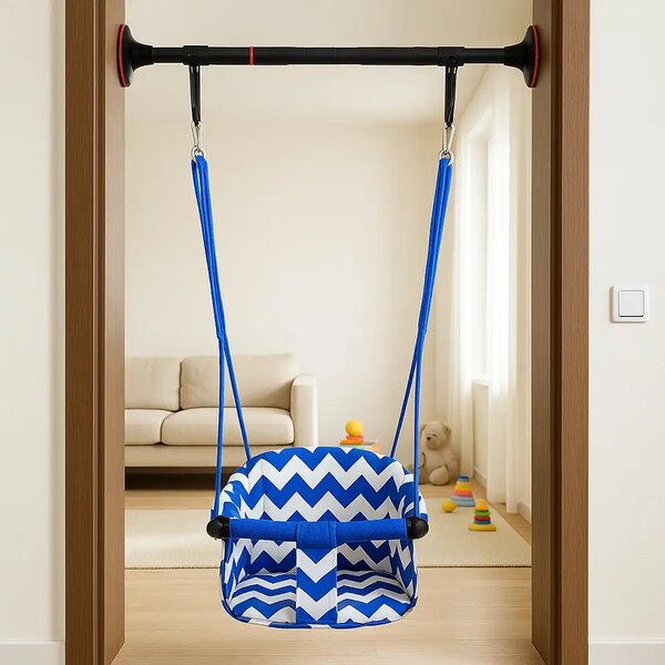 Swingjoy™ Závěsná Dětská Houpačka S Napínací Tyčí