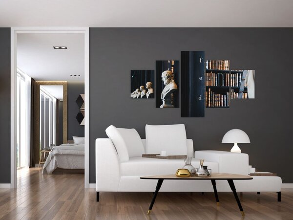 Obraz - V knihovně (125x70 cm)