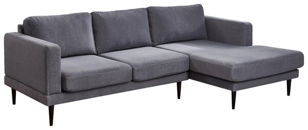 ROHOVÁ SEDAČKA, textil, šedá Carryhome - Sedací soupravy, Online Only
