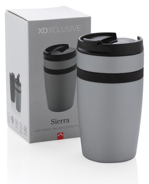 Termohrnek do kávovaru Sierra, 280 ml, XD Design, stříbrný