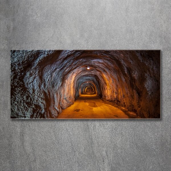 Foto obraz sklo tvrzené Podzemní tunel osh-85978893