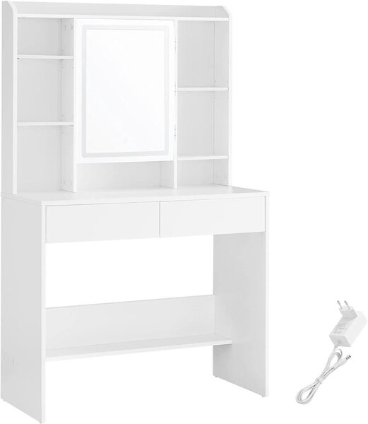 TOALETNÍ STOLEK, bílá, 90/40/144,7 cm Boxxx, Online Only