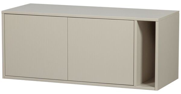 -25 % Dny MOMENTI– WOOOD Béžový dřevěný TV stolek Settle Down 108 x 44 cm