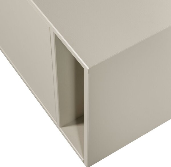 -25 % Dny MOMENTI– WOOOD Béžový dřevěný TV stolek Settle Down 108 x 44 cm