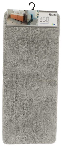 Předložka do koupelny Marlet, 50x120 cm, šedá