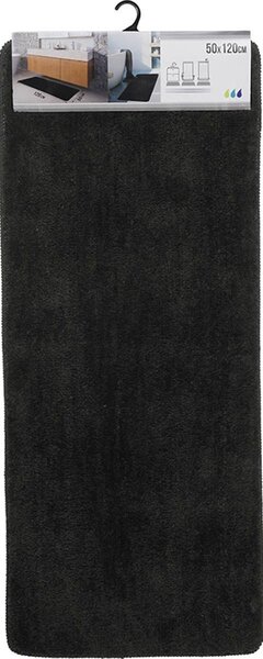 Předložka do koupelny Marlet, 50x120 cm, černá