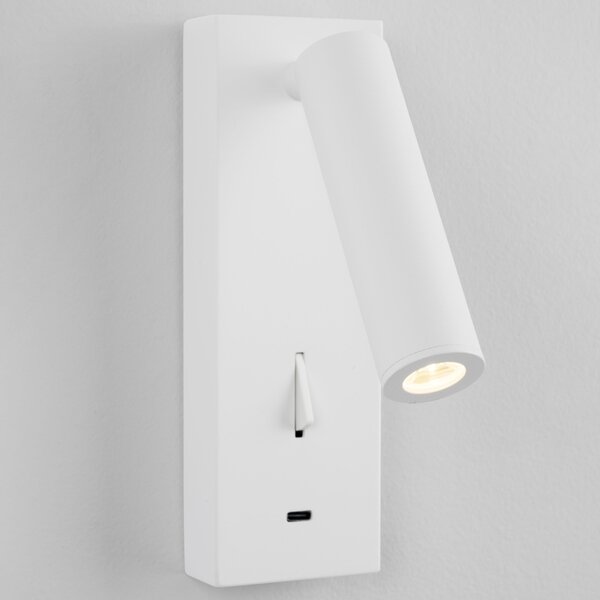 Nova Luce Bílé kovové nástěnné LED světlo Fuse