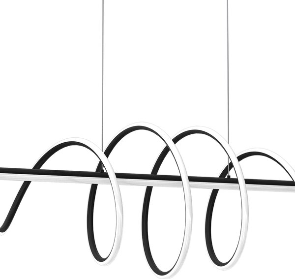 Závěsné LED svítidlo Twist, 1x LED 90w, 4000k, b
