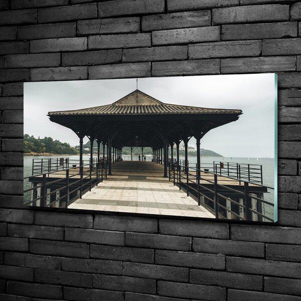 Foto obraz fotografie na skle Molo Hongkong osh-86683294