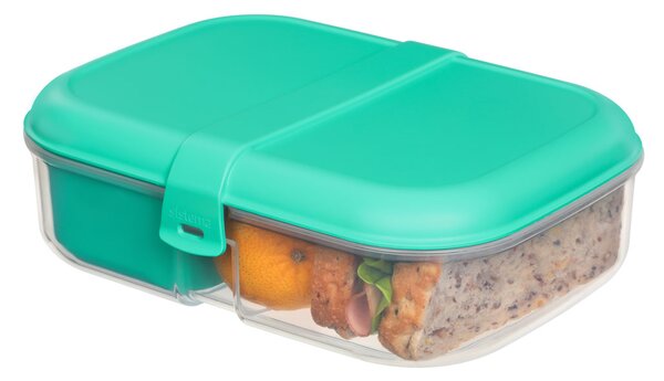 Sistema Svačinový box Ribbon To Go s vložkou bez kelímku 1,1l Barva: ocean blue