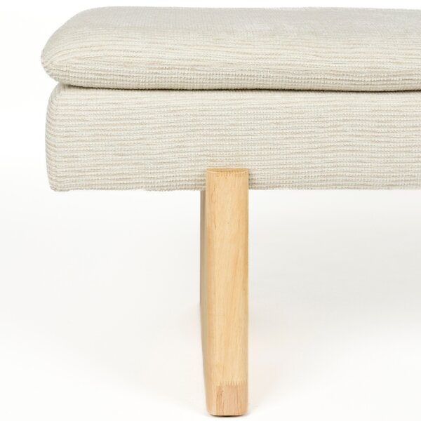 Housecraft Living Šedá čalouněná lavice Jappo 120 cm