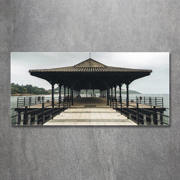 Foto obraz fotografie na skle Molo Hongkong osh-86683294