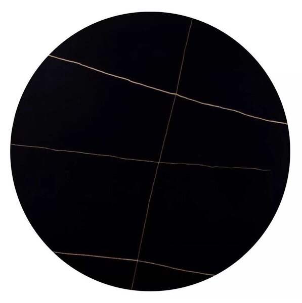 Jídelní stůl Rion - průměr 90 cm, černá