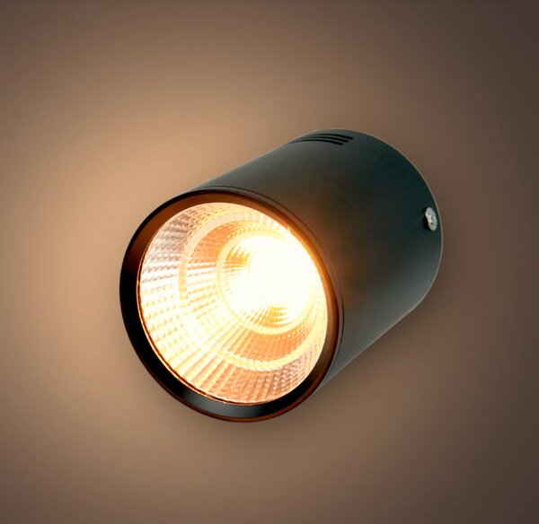 LED bodové svítidlo Minalox D75, 8W, CCT 1800-4500K, 24V Barva: Černá