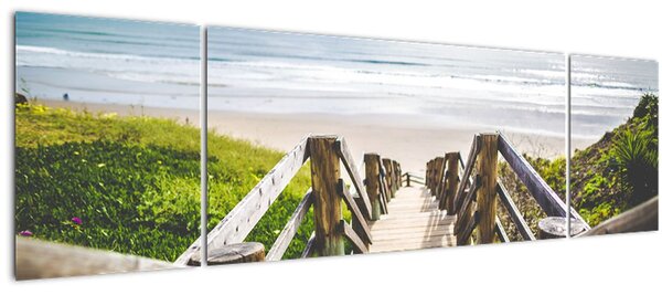 Obraz - Vstup na pláž (170x50 cm)