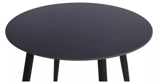Jídelní stůl Rion - průměr 90 cm, černá