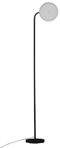 Nova Luce Černá kovová stojací LED lampa Sinkro 174 cm