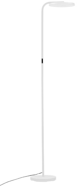 Nova Luce Bílá kovová stojací LED lampa Sinkro 174 cm