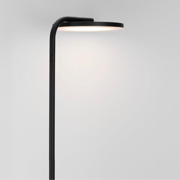 Nova Luce Černá kovová stojací LED lampa Sinkro 174 cm