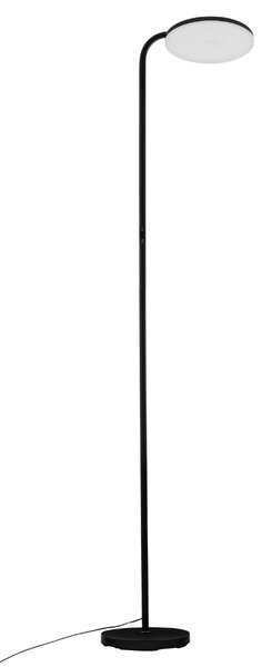 Nova Luce Černá kovová stojací LED lampa Sinkro 174 cm