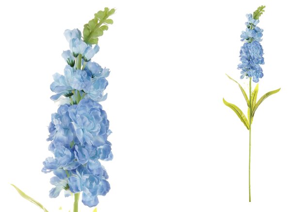 Autronic Ostrožka, barva modrá Květina umělá KN5111-BLUE