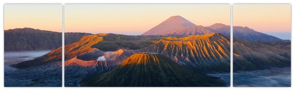 Obraz hory Bromo v Indonésii (170x50 cm)