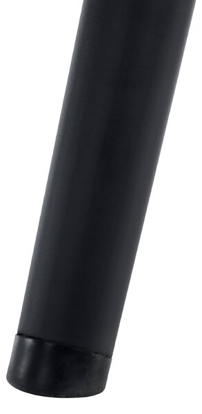 KONDELA Křeslo s podnoží, bílá Velvet látka/černá, HABEN