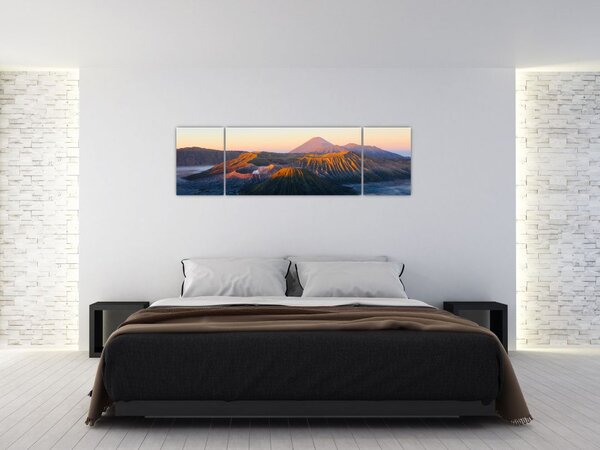 Obraz hory Bromo v Indonésii (170x50 cm)