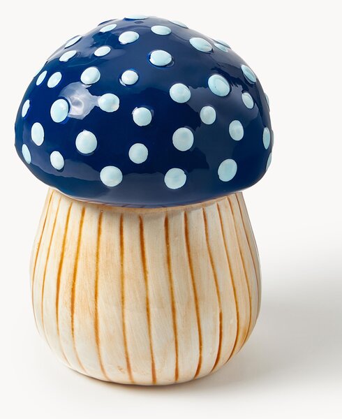 Ručně malovaná dóza z dolomitu Magic Mushroom aus dolomit