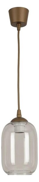 Brilagi - LED Lustr na lanku R GLASS 1xE27/60W/230V pr. 14 cm hnědá/kouř šedá