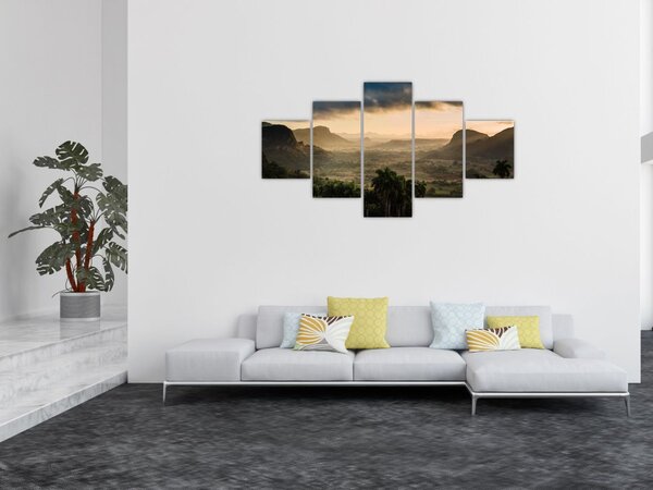 Obraz - Kubánské vrcholky (125x70 cm)