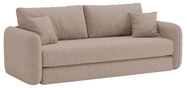 Micadoni Světle hnědá rozkládací pohovka Dormi 225 cm